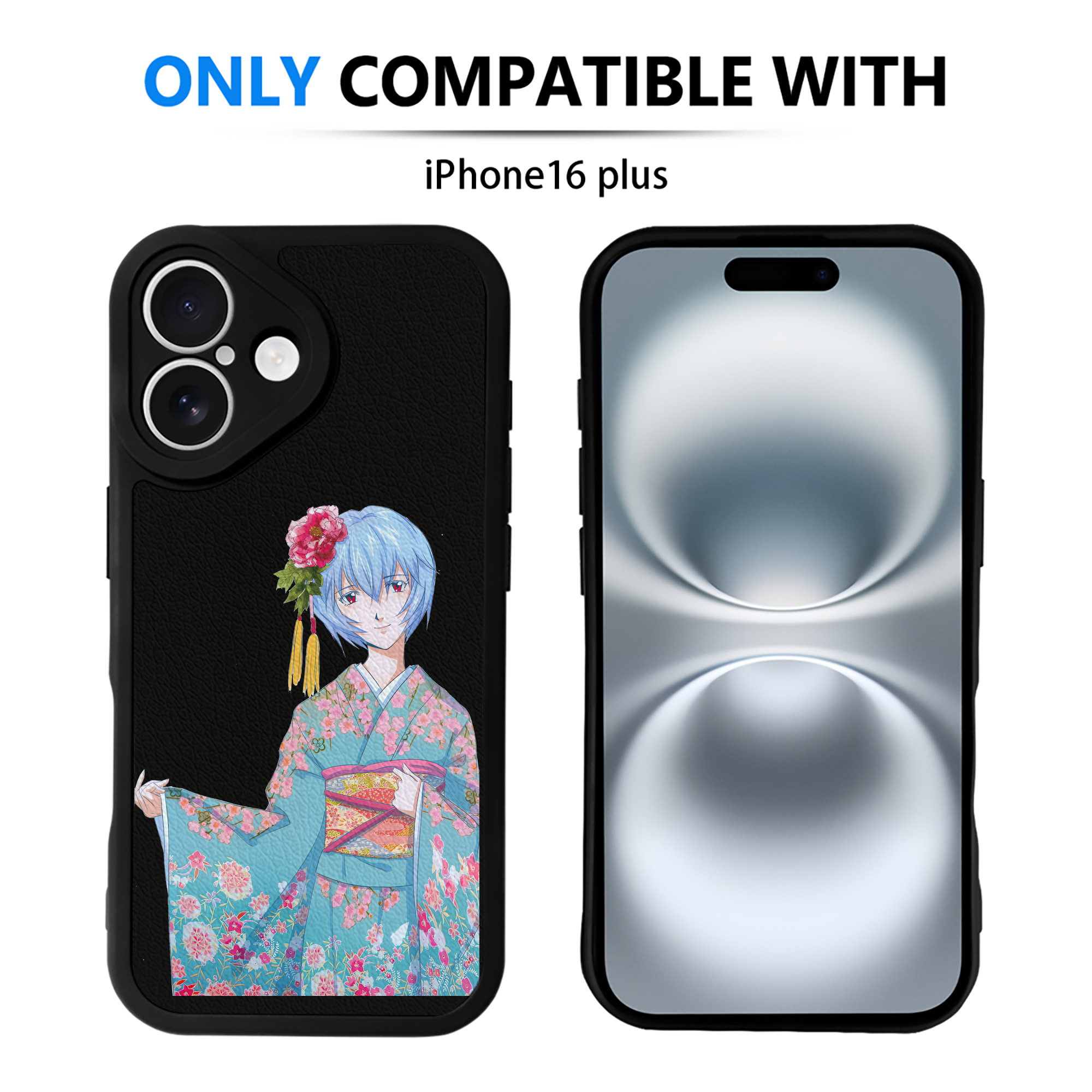 （画像用） EVA 新世紀エヴァンゲリオン 【iPhone 16シリーズ対応】シリコンスマホケース（レザー調） 材質：シリコン